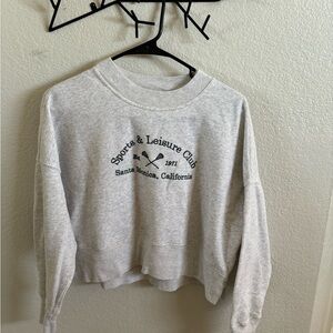 Abercrombie & Fitch Gray Sweatshirt